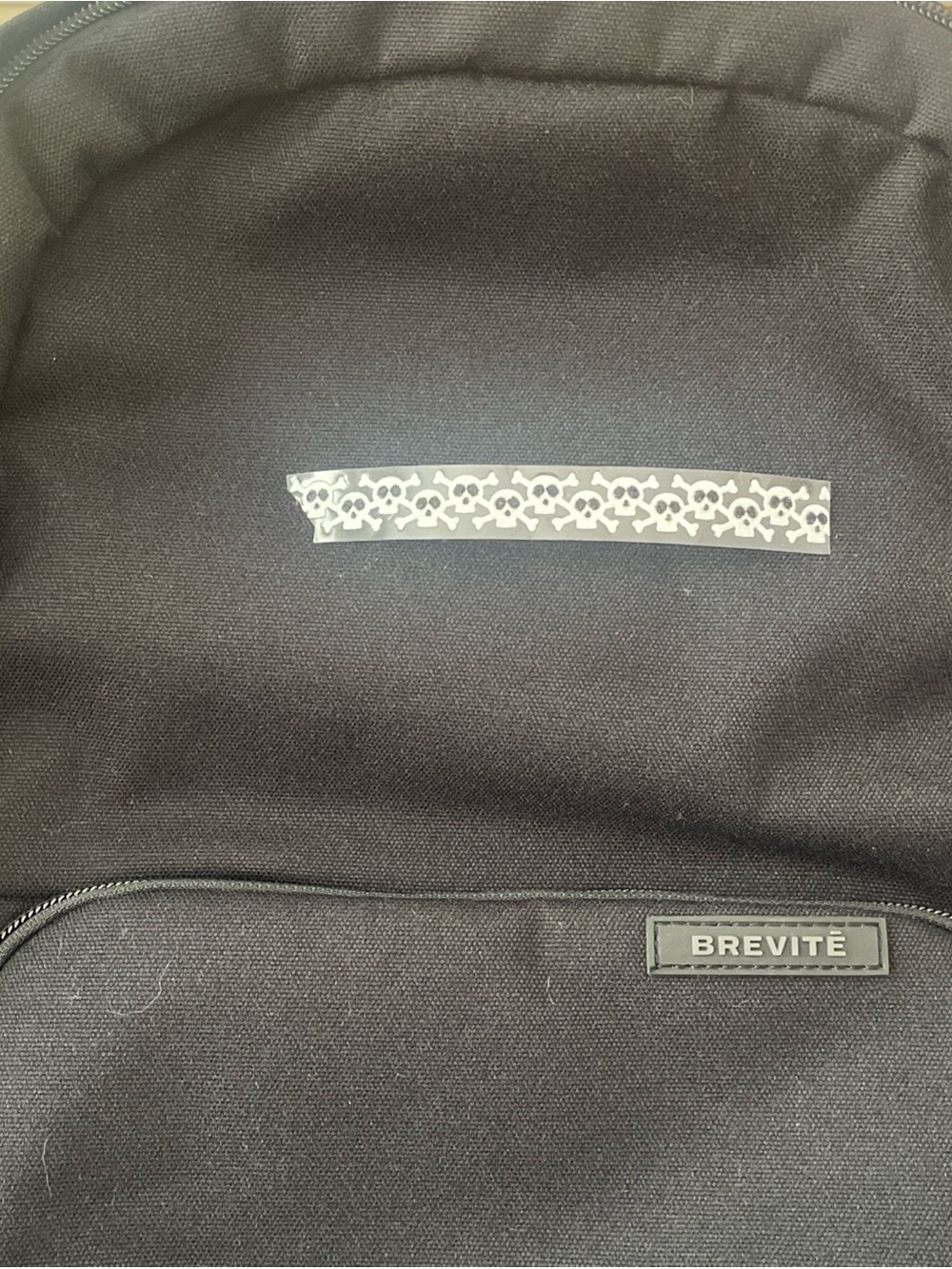 BREVITE triple black laptop school, travel, daily commuter backpack - NWT logo’d - Picture 15 of 15
